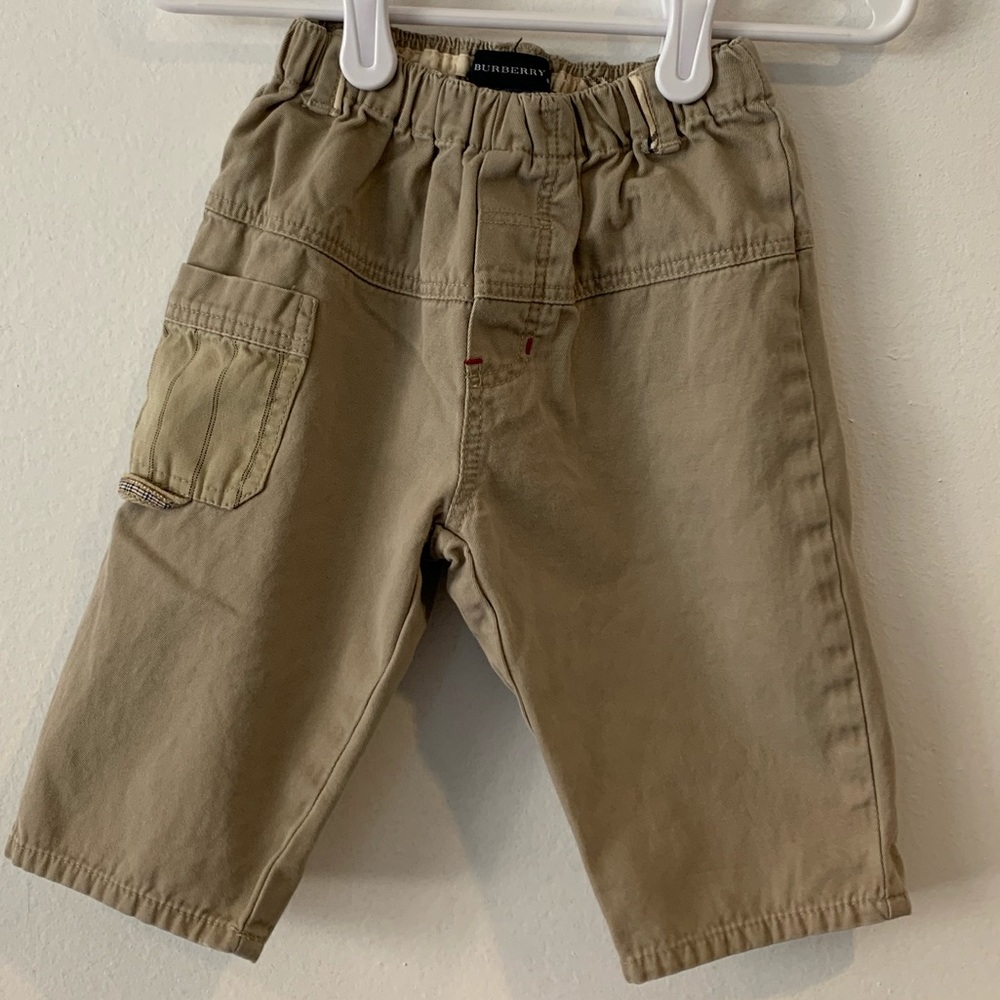 Burberry Khaki Pants in 6 Months Size - So Cute!